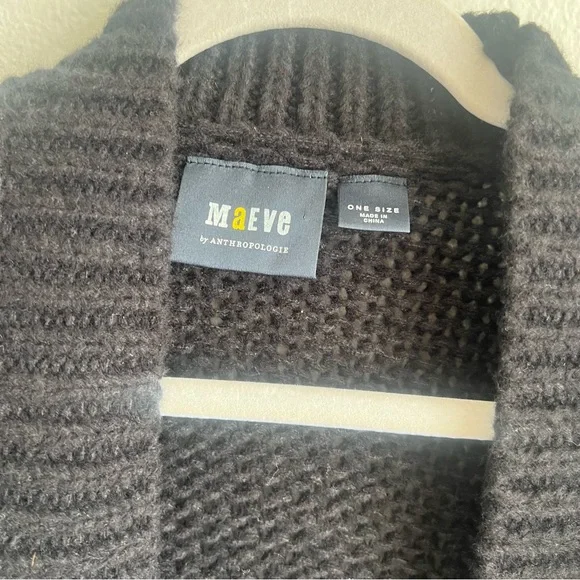 Anthropologie Maeve Black Varsity Cardigan Sweater with 3D Cherry
O/S NWOT - Picture 11 of 12